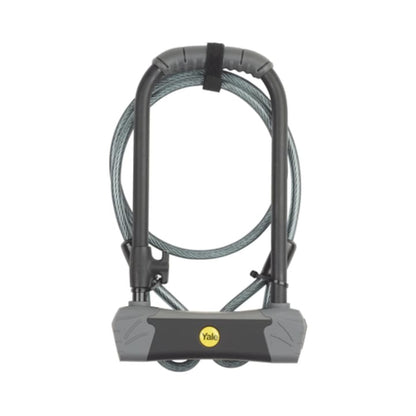 Antifurt bicicleta tip U, Yale, cu cheie, maxima securitate, 23 cm, otel, 1.74 kg, 4 chei