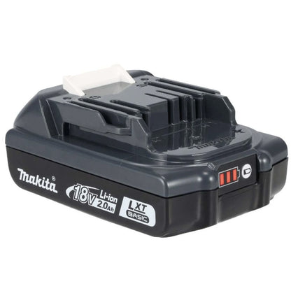 Masina de gaurit si insurubat, cu 2 acumulatori inclusi, 18 V, 2 Ah, Makita, 1900 rpm, mandrina rapida, motor fara perii, cu valiza si incarcator, suruburi 6mm maxim, 1.4 kg, stanga / dreapta, 65 Nm