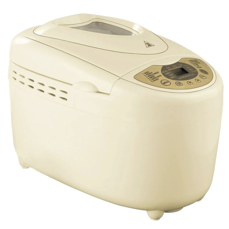 Masina de paine Studio Casa Old Bakery, 1.25 kg, 12 programe, 800 W, afisaj LCD, functie pornire intarziata pana la 13 ore, functie mentinere la cald pentru 60 minute, crem, 2 kg, 2 palete malaxare