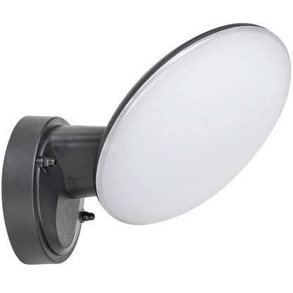 Aplica exterior cu LED, 12 W, 720 lm, lumina neutra, 4000K, negru, modern, IP 54, 220V, 20.000 ore viata medie