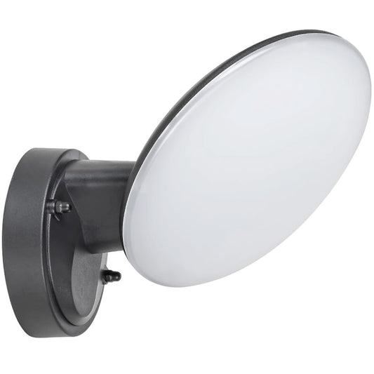 Aplica exterior cu LED, 12 W, 720 lm, lumina neutra, 4000K, negru, modern, IP 54, 220V, 20.000 ore viata medie