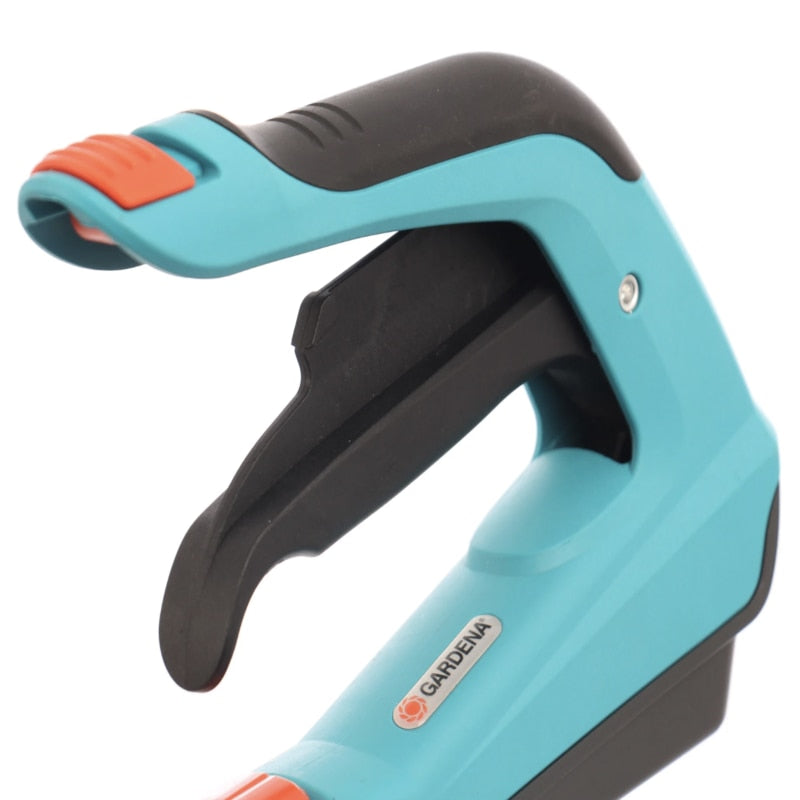 Foarfeca rotativa pentru iarba, gazon, taierea usoara si exacta, pentru zonele inaccesibile, taiere rotativa 360 grade, dreptaci si stangaci, pentru o singura mana, Gardena Comfort, otel, 350 g