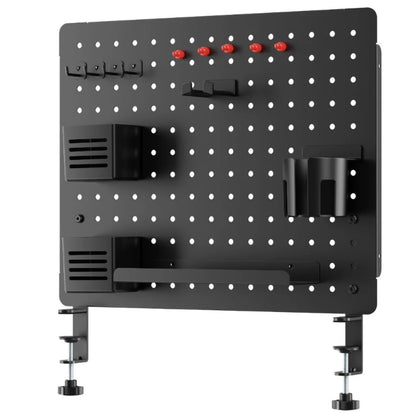 Organizator birou, gandit inteligent, aspect profesional, greutate redusa, structura stabila, documente, mape, accesorii, utilizare eficienta, negru, 42 x 52 x 9 cm