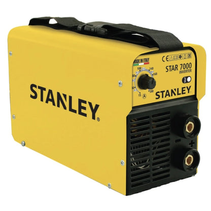 Invertor sudura MMA, Stanley Star, sudare 15 - 200 A, electrozi 1.6 - 4 mm + accesorii, 230 V, 37 x 20 x 33 cm, 8.3 kg, ventilatie fortata, protectie 21S, termostatica, izolare H, minim 12.5 kVA