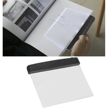 Panoul luminos LED pentru citit, accesoriu modern si practic, creat pentru lectura confortabila in conditii de lumina redusa, iluminare uniforma, lumineaza intreaga pagina, fara reflexii, NETERRA