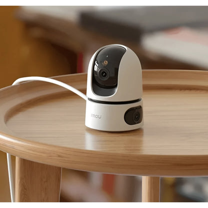 Camera de supraveghere smart, inteligenta IMOU Ranger Dual, 5MP + 5MP, Wi-Fi, aplicatie telefon, IR 15m, 256 gbSD, microfon, difuzor, interior, lentila 3.6 mm, Detectie de miscare, zoom 8x