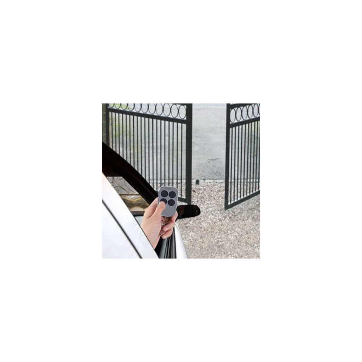 Kit automatizare porti batante PNI, cu 2 motoare 40 W, telecomenzi si panou de control, fotocelule si lampa, pana la 50 m, IP 55, lungime poarta 2 x 2.5 m, greutate poarta 200 kg, baterii incluse