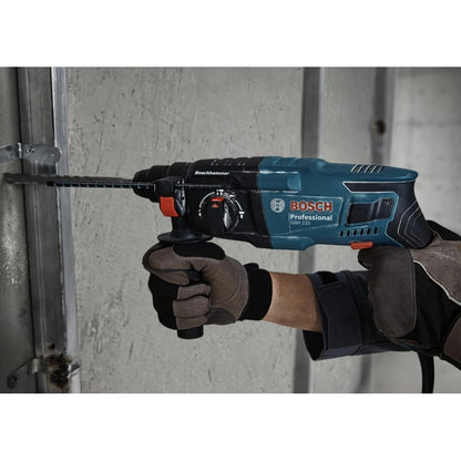 Ciocan rotopercutor Bosch Professional, 720 W, 2000 rpm, SDS-plus, cu valiza inclusa, otel, lemn beton, 4800 turatie nominala, 2J, gaurire cu sau fara percutie si daltuire, 4.15 m, 2.3 kg, 230V