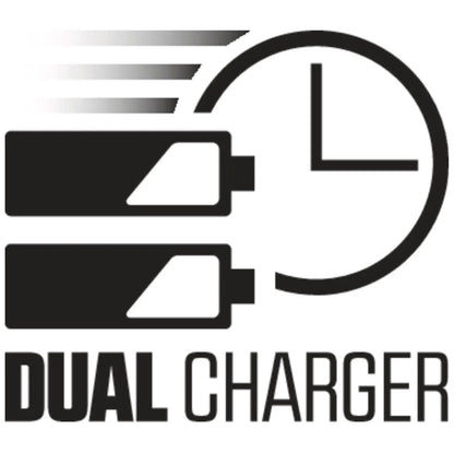 Incarcator dublu, Skil PWRCORE, 20 V, 2.4 A, profesional, 1.5 kg, reincarcare a 2 acumulatori simultan, incarca acumulatori 2.5 Ah in 75 min si 4 Ah in 2 ore
