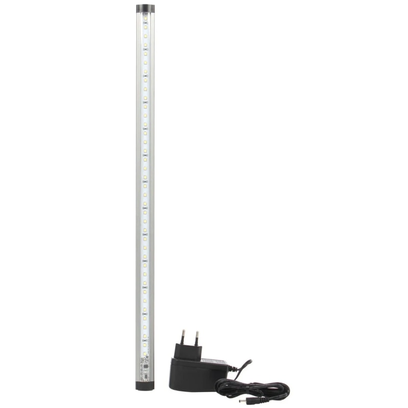 Corp de iluminat liniar LED Hoff, 5 W, lumina neutra, sistem touch, 50x2.5 cm