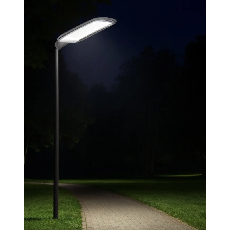 Corp de iluminat stradal cu LED Hoff, 50 W, 5500 lm, lumina rece, IP65, exterior 220V, autonomie 30.000 ore, 40 cm Lungime, 0.72 kg, aluminiu