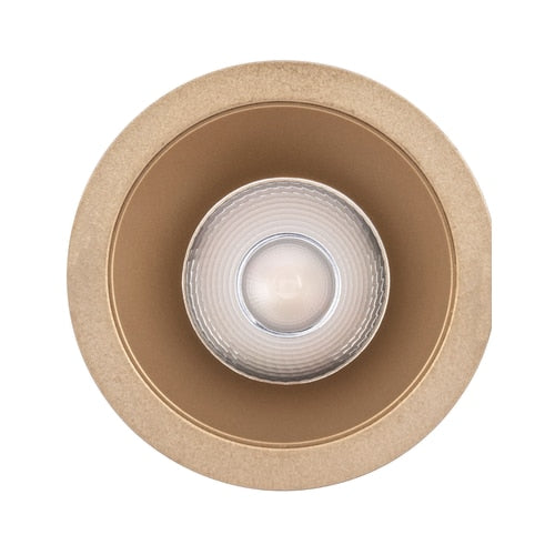 Spot LED incastrat, 6 W, 710 lm, lumina neutra, auriu mat, rotund, diametru 8.1 cm, adancime 7.9 cm, PT 70447