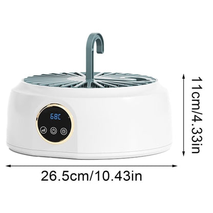 Uscator electric portabil si pliabil pentru haine NETERRA, ideal pentru uscarea rapida a rufelor in apartamente, garsoniere, camine, calatorii, Compact, usor de depozitat, uscare pe aer cald