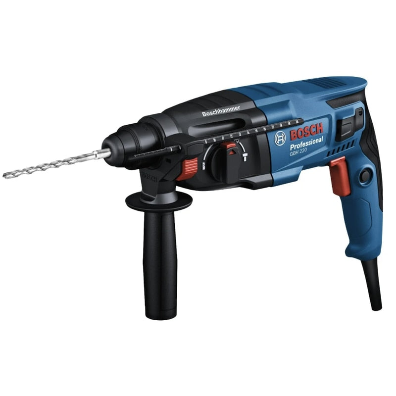 Ciocan rotopercutor Bosch Professional, 720 W, 2000 rpm, SDS-plus, cu valiza inclusa, otel, lemn beton, 4800 turatie nominala, 2J, gaurire cu sau fara percutie si daltuire, 4.15 m, 2.3 kg, 230V