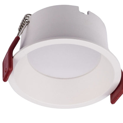 Spot incastrat, alb, 7W, 702 lm, lumina neutra, 4000K, dispersor transparent, rotund, IP 20, adancime 4.8 cm, diametru 8.2 cm