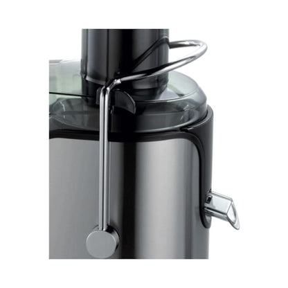 Storcator de fructe si legume Albatros 1000, 1000 W, 2 viteze, recipient pulpa 1.6 l, recipient suc 0.75 l, accesoriu impingere, negru cu argintiu