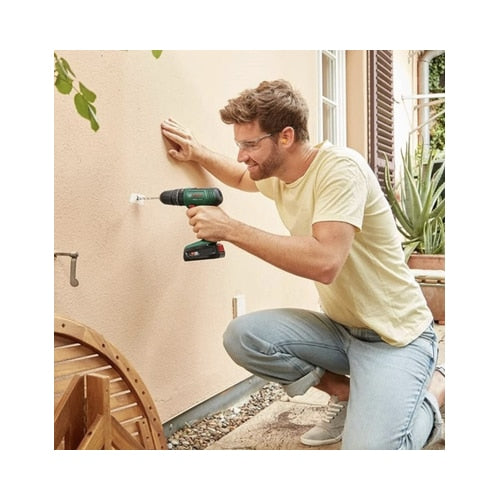 Masina de gaurit si insurubat, cu percutie, cu 1 acumulator, 18 V, 2.5 Ah, Bosch EasyImpact, 1630 rpm, mandrina rapida, cu valiza