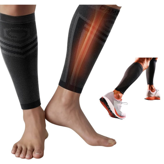 Manson compresiv pentru gamba, sustine musculatura, reduce oboseala, accelereaza recuperarea, din elastic, pentru alergare, fitness, ciclism, recuperare medicala, calatorii, NETERRA
