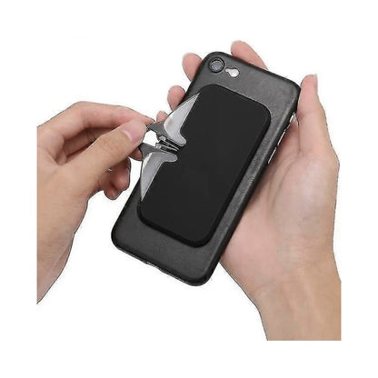 Ochelarii de citit fara brate / rame, solutie moderna, compacta, portabili, citit rapid oriunde te afli, fixare direct pe nas, negru, lipit pe spatele telefonului, calitate superioara, brand NETERRA