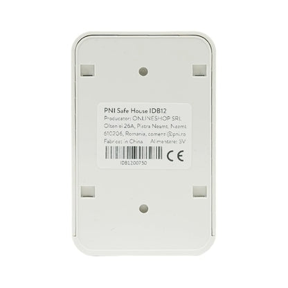 Sonerie video smart, inteligenta PNI, aplicatie telefon TUYA, viziune nocturna, sonerie de interior, usor de instalat, Wi-Fi, IP54, -26 grade pana la +80, exterior, alb