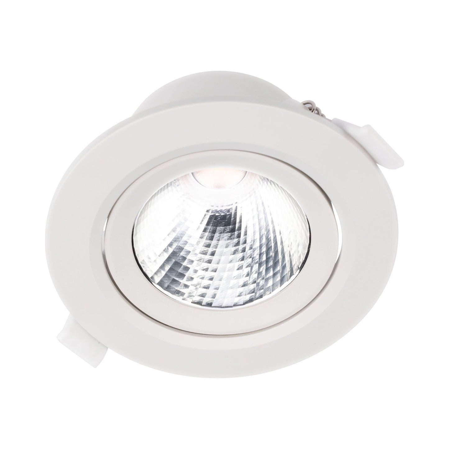 Spot LED incastrat PT 08 70427, 10W, lumina neutra, orientabil, alb mat