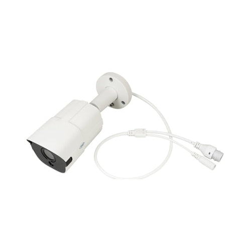 Camera de supraveghere PNI IP818J POE, 8MP, Ultra HD 4K, alb, IP66, pentru interior/exterior, senzor de mișcare