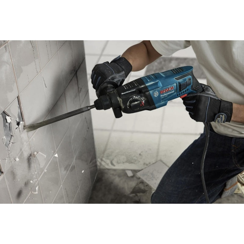 Ciocan rotopercutor Bosch Professional, 720 W, 2000 rpm, SDS-plus, cu valiza inclusa, otel, lemn beton, 4800 turatie nominala, 2J, gaurire cu sau fara percutie si daltuire, 4.15 m, 2.3 kg, 230V