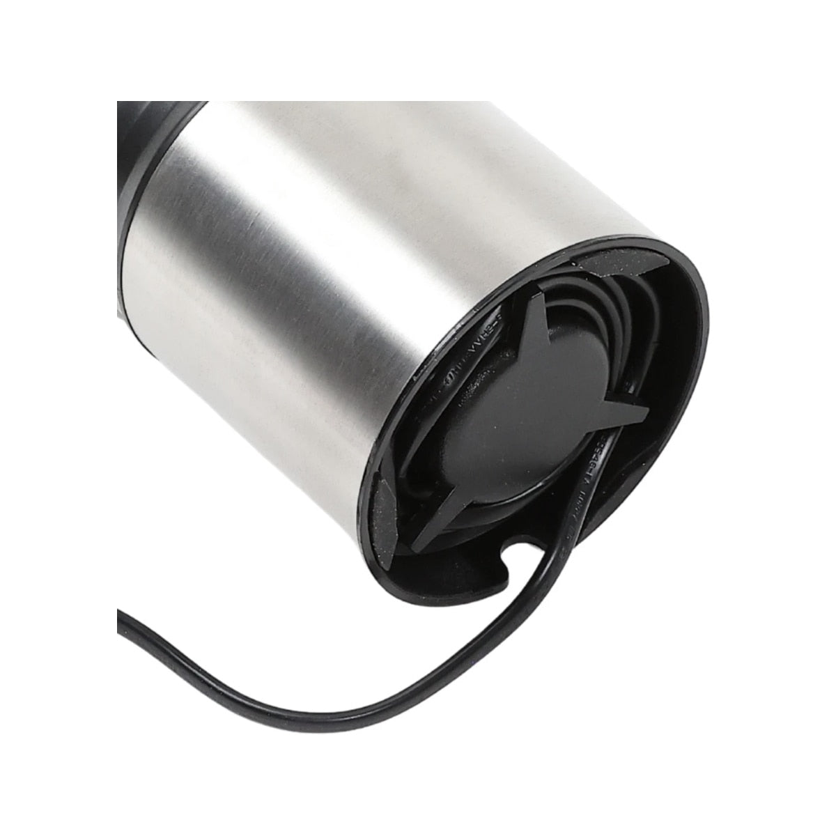 Rasnita cafea, Paxton, 150 W, 50 g, sistem depozitare cablu 0.8 metri, lame din inox, argintiu, 9.1 x 9.1 x 18.3 cm, 0.7 kg, 230V, 68 dB, clasa protectie 2, buton ON OFF