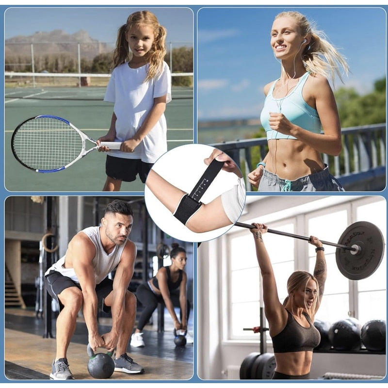 Suport tip Orteza pentru cot reglabila, accesoriu medical pentru ameliorarea durerilor cauzate de dureri la tenis, sala, efort fizic, marime universala, NETERRA, pentru epicondilita