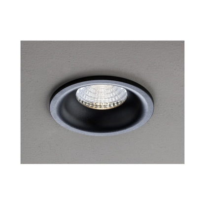 Spot LED incastrat, 9 W, 1160 lm, lumina neutra, negru mat, diametru 7.5 cm, adancime 6.5 cm, MT 70379, 220V