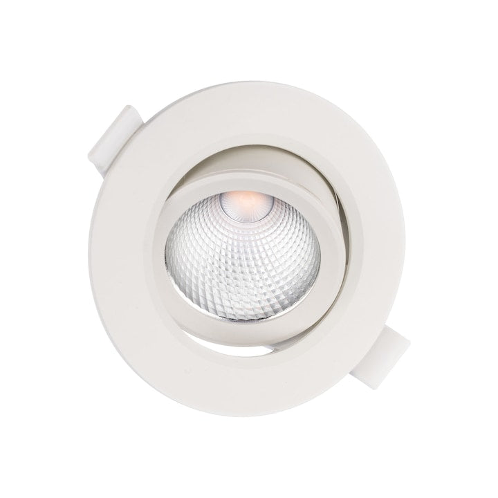 Spot LED incastrat PT 08 70420, 6.5W, lumina neutra, orientabil, alb mat