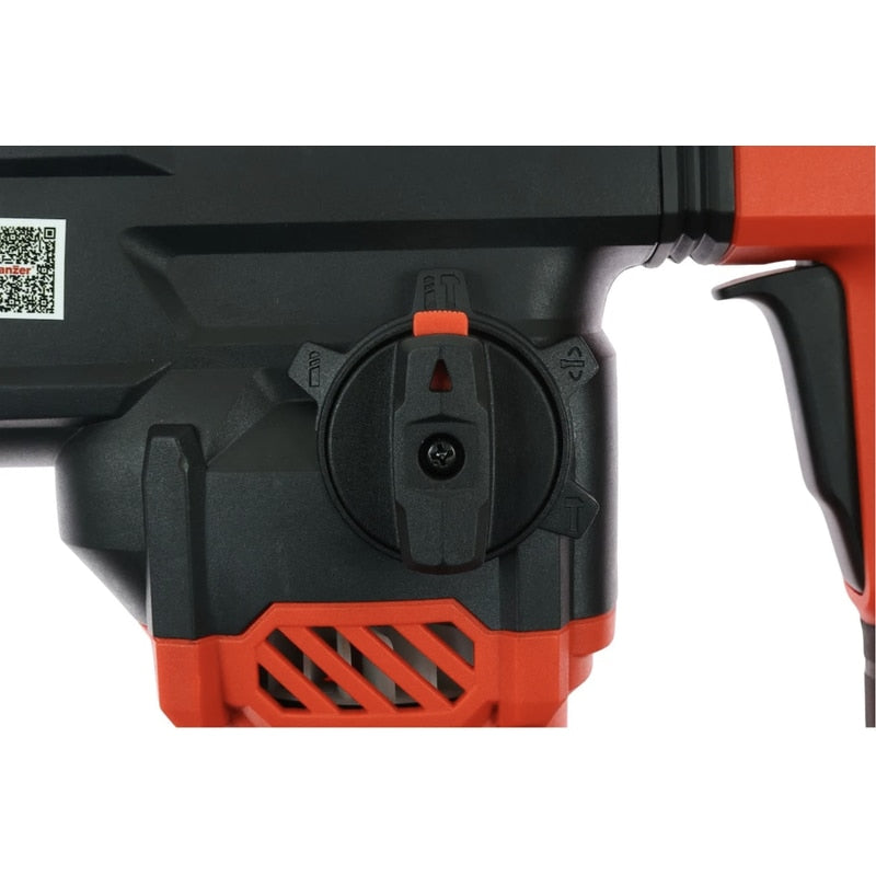 Ciocan rotopercutor Panzer, 1500 W, cu cablu, 920 rpm, SDS-plus, cu ochelari de protectie, 3.3 J, 230V, pentru otel, beton, lemn, 4250 percutii bpm, gaurire cu / fara percutie, daltuire, protectie II