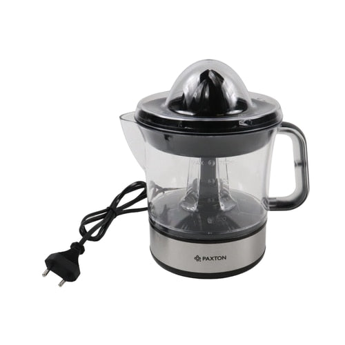 Storcator de citrice, Paxton, 40 W, 1 viteza, recipient suc 0.7 L, rotire bidirectionala, argintiu, cablu 0.8m, capac protectie, 0.65 kg
