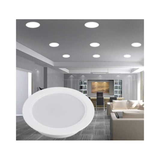 Spot LED incastrat Hoff, 24 W, 2760 lm, lumina neutra, 4000K, alb, Diametru 22.5 cm, 20.000 ore dura viata medie, 220V