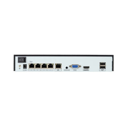 NVR PNI House pentru camere de supraveghere, 10 canale 4K 8MP, 4 canale POE si 6 canale IP, negru