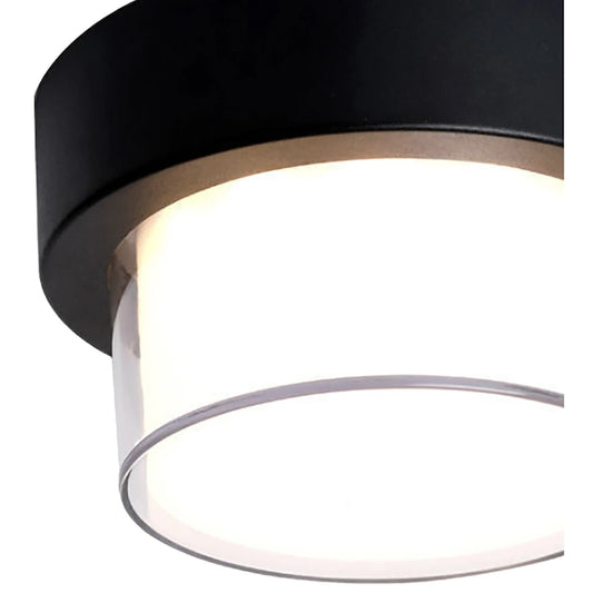 Aplica exterior Klausen, 12 W, lumina neutra, negru, 16x10x10cm