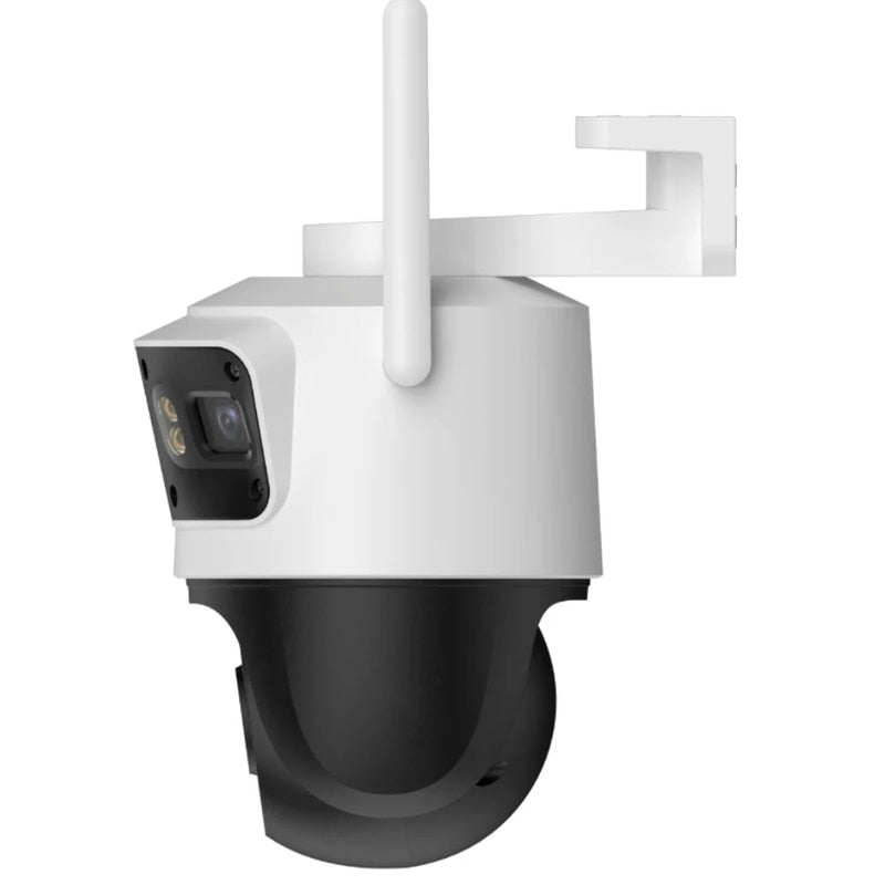 Camera de supraveghere smart, inteligenta IMOU Cruiser Triple, 5 MP + 3 MP + 3 MP, 4K, Pan/Tilt, microfon, difuzor, alb, exterior, aplicatie telefon IOS ANDROID, zoom 8X, IP 67, de la - 30 + 50, 650g