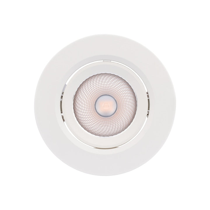 Spot LED incastrat PT 08 70420, 6.5W, lumina neutra, orientabil, alb mat