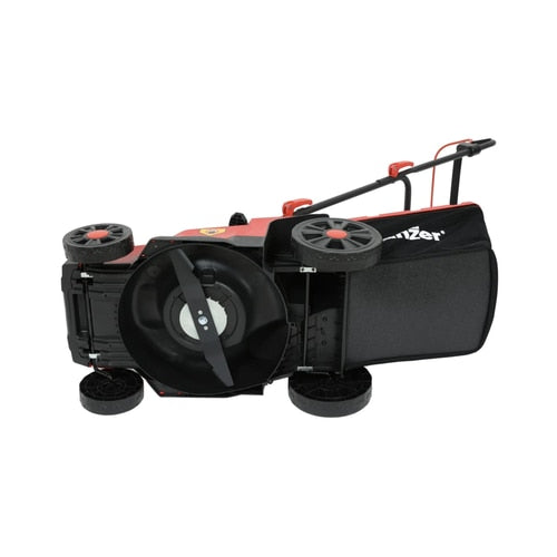 Masina de tuns iarba, Panzer, fara acumulator, motor fara perii, latime taiere 37 cm, 18 V + 18 V,  turatie 3300 rpm, 6 pozitii inaltime, sac colector 35 litri, inaltime reglabila 2.5 - 7.5 cm