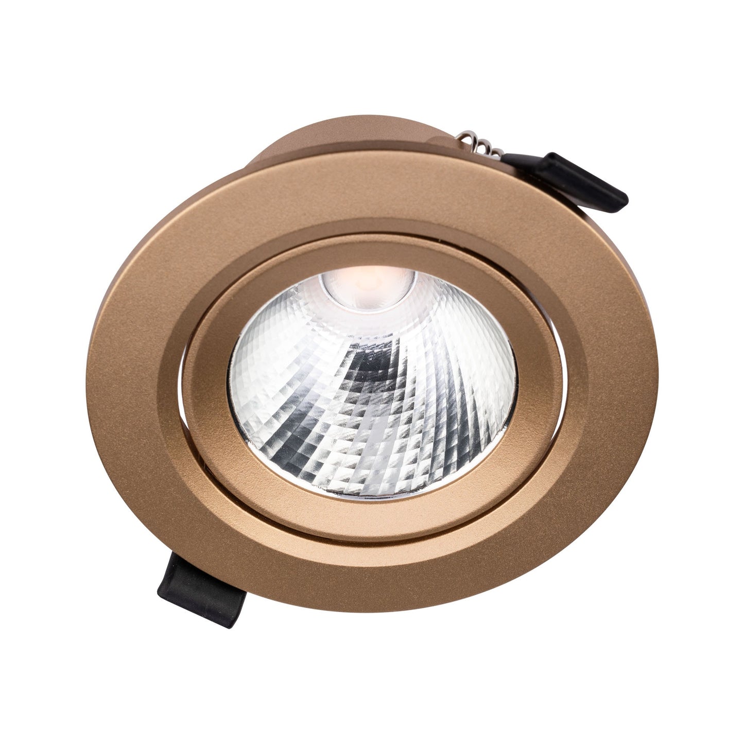 Spot LED incastrat PT 08 70429, 10W, lumina neutra, orientabil, auriu mat