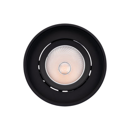 Spot LED aparent PC 01 70437, 10W, lumina neutra, orientabil, negru mat