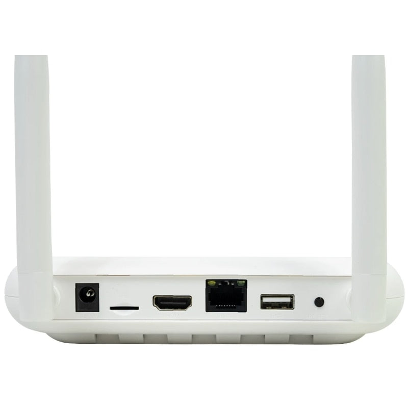 NVR PNI House pentru camere de supraveghere, 8 canale 5MP si 4 canale 8MP (4K), wireless, alb