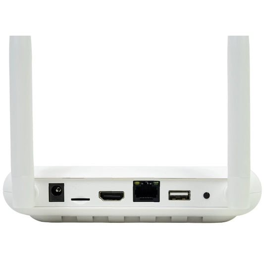 NVR PNI House pentru camere de supraveghere, 8 canale 5MP si 4 canale 8MP (4K), wireless, alb