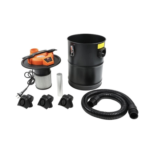 Aspirator cenusa, Paxton, 18 l, 1200 W, filtru Hepa, functie de suflare, roti pentru deplasare usoara, furtun flexibil, teava aluminiu, 3.75 kg, 230V