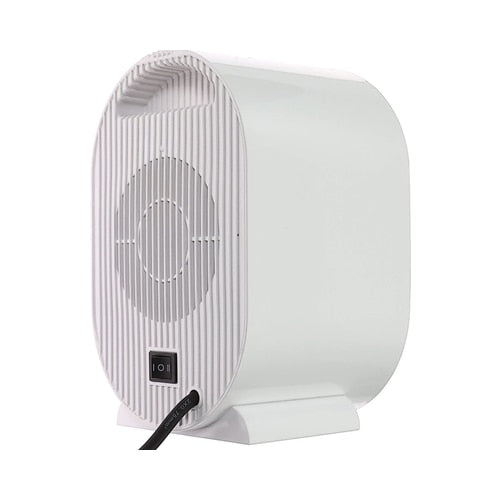 Aeroterma aer cald, electrica, 2 trepte, 1.2 kW, termostat, protectie la supraincalzire, 12 x 13 x 21 cm, alb, cablu 1.2 m, 220V