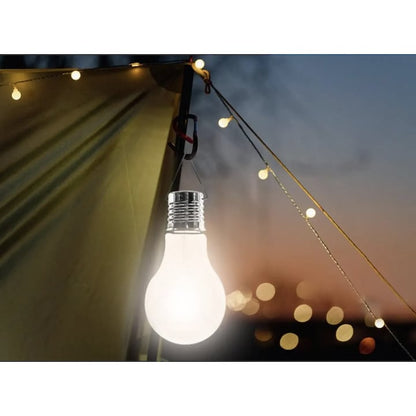 Lampa solara Hoff, cu bec LED, plastic si sticla, inaltime 25.5 cm, exterior, IP44, cu carlig, lumina ambientala