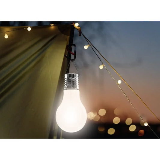 Lampa solara Hoff, cu bec LED, plastic si sticla, inaltime 25.5 cm, exterior, IP44, cu carlig, lumina ambientala