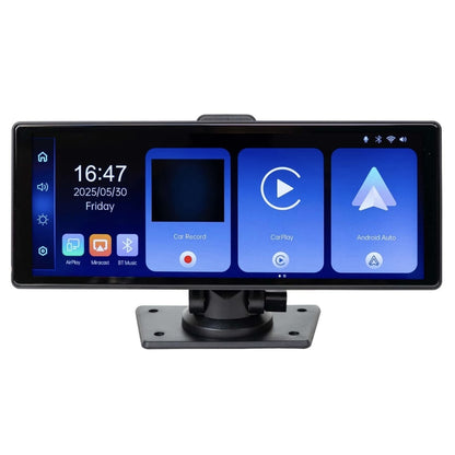 Multimedia player auto, ecran Carplay android, Apple, PNI, Bluetooth, slot card microSD, Aux in, ecran IPS tactil 10.26 inch, radio 87.5 - 108 FM transmitter, Miracast, AirPlay, camera spate, 700 g