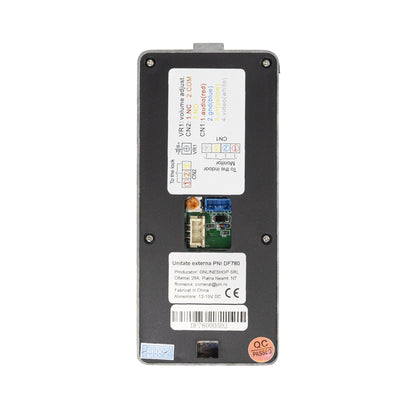 Interfon video PNI DF780 cu 1 monitor, ecran 7 inch 1080p, slot card, IP65, comanda 2 porti, inregistrare miscare eveniment, conexiune maxim 4 monitoare, 2 unitati externe si 2 camere CCTV