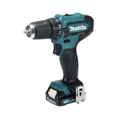 Masina de gaurit si insurubat Makita, 12 V, 2 acumulatori, mandrina rapida, 2 viteze, valiza